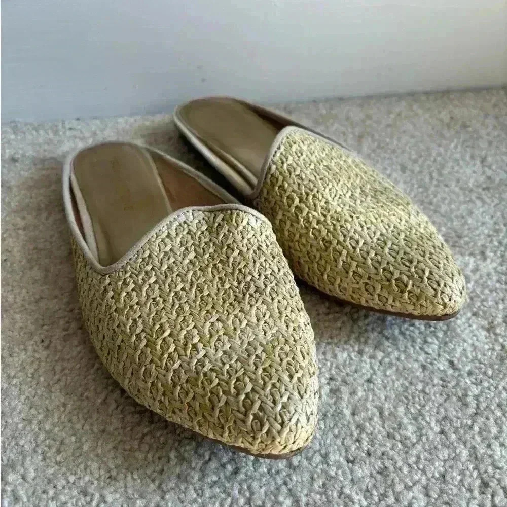 Sun and Stone Rattan Mules